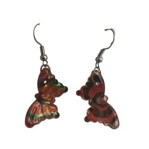 Multicolor BUTTERFLY DANGLING EARRING
